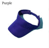 Adult/ Kids Unisex Adjustable Visors Solid Colors