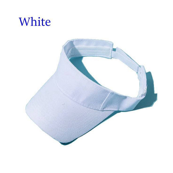 Adult/ Kids Unisex Adjustable Visors Solid Colors