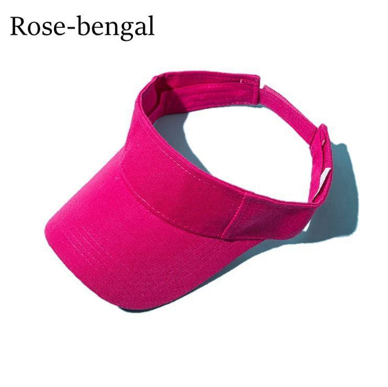 Adult/ Kids Unisex Adjustable Visors Solid Colors