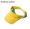 Adult/ Kids Unisex Adjustable Visors Solid Colors