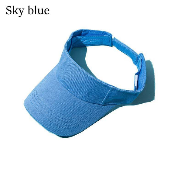 Adult/ Kids Unisex Adjustable Visors Solid Colors