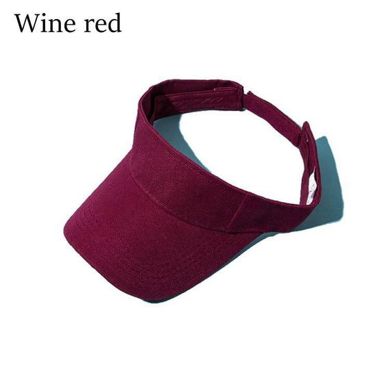 Adult/ Kids Unisex Adjustable Visors Solid Colors