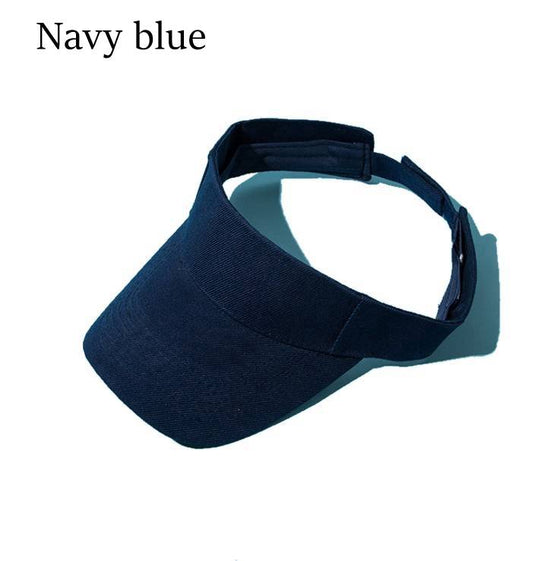 Adult/ Kids Unisex Adjustable Visors Solid Colors